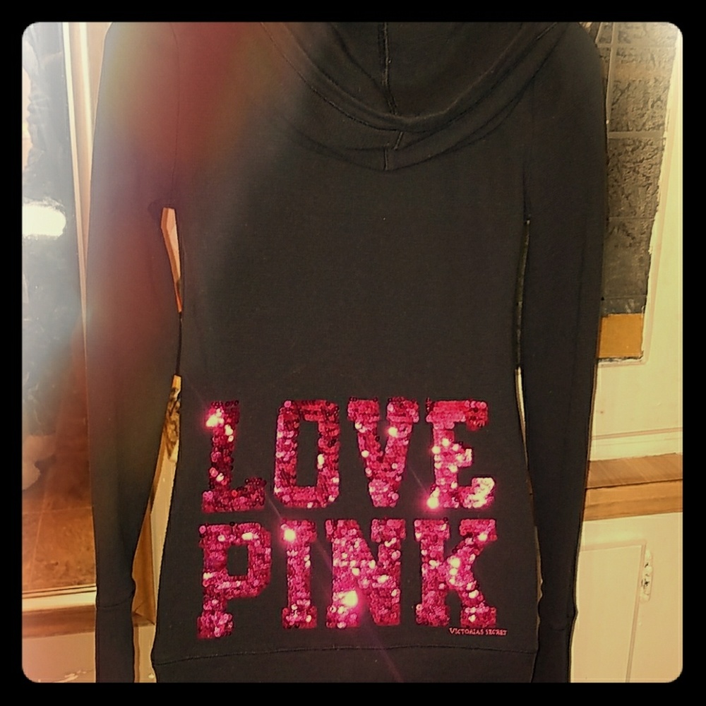 SMALL VSPINK - RARE THERMAL HOODIE💕